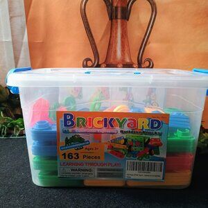 Brickyard 163 Pcs Multi-Color STEM Building Blocks